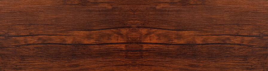 Naklejka premium Seamless dark brown wooden board texture background with vignette