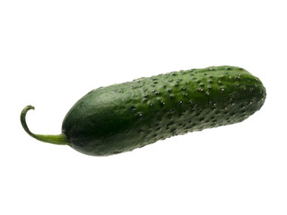 Graphic resources isolated object of cucumber on a white background