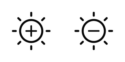 Brightness Vector Icons