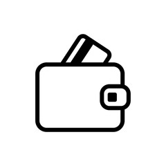 Best Wallet Icon Vector Template Design