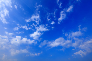 Blue Sky and White Cloud