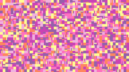 Random rectangular mosaic pattern webpage background - colorful abstract vector graphic
