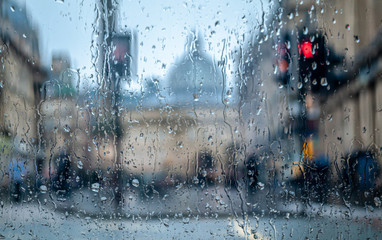 Newcastle Gray st rainy day