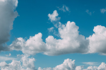 blue sky with clouds