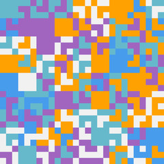 Mosaic Abstract Vector Pattern Design