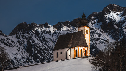 Kirche zum hl. Nikolaus in Dienten, Österreich