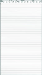 Ruled paper background created in Vector.