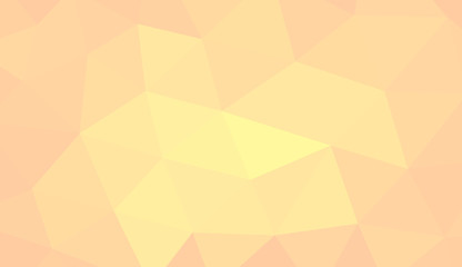Yellow polygon, abstract background, vector