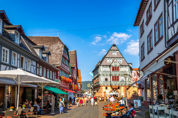 Fototapeta na wymiar Altstadt, Miltenberg, Deutschland 