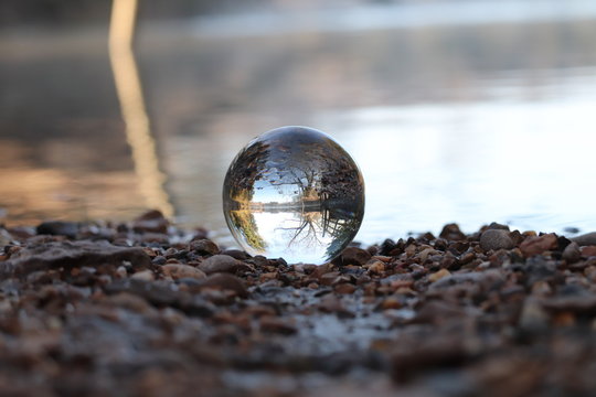 glass ball photos upside down images of nature 