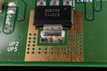 Transistor on an LCD TV printed circuit board