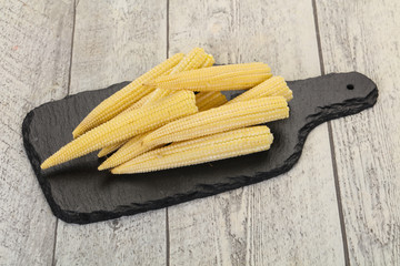 Raw baby corn