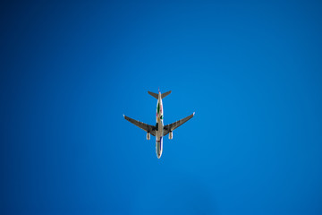 Airplane in the sky