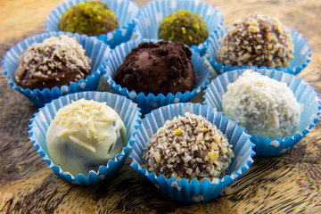 Various Chocolates in the paper