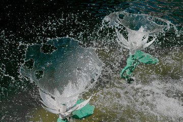 Obraz premium fountain shot at a short shutter speed