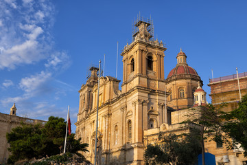 St Lawrence Church in Birgu, Malta
