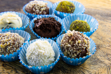 Various Chocolates in the paper