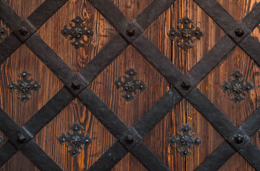 Medival Wooden Iron Door