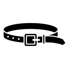 belt icon vector