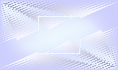Abstract geometric light gray background with frame, metallic shine.