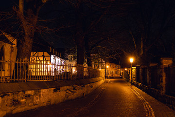 famous old town of westerholt - germany