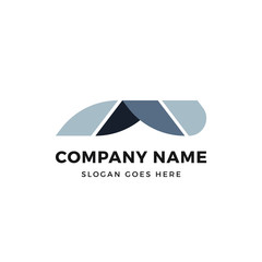 Creative A Letter roof vector logo icon design template. Abstract logotype concept element sign shape.