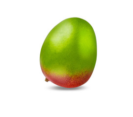 Mango isolated on white background with clipping path