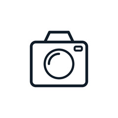 Camera icon vector logo illustration