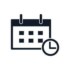 Calender icon vector logo illustration