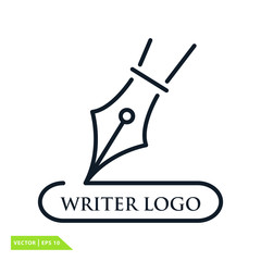 Fountain icon vector logo illustration