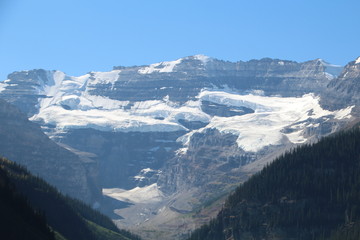 Glaciers At Lake Louise, Banff National Park, Alberta