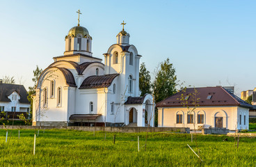 Fototapeta na wymiar Church of the Holy Martyr Mercury of Smolensky pos.