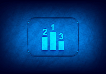 Podium icon abstract digital design blue background