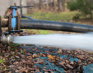 water pipe burst
