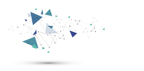 sfondo, collegamenti, triangoli