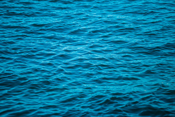 Ripples on the water.