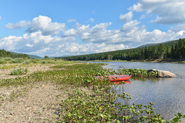 Travel route in the Yugyd VA national Park.