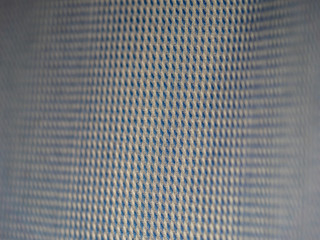 Fototapeta premium close up roll striped fabric blue and white of shirt, photo shoot by depth of field for object
