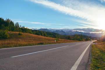 Road in mountains, Montenegro National park