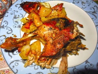 roast duck with crispy crust