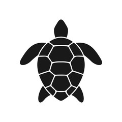 Obraz premium Sea turtle icon. Vector illustration isolated o white background