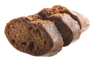Whole grain sliced rye bread, paths