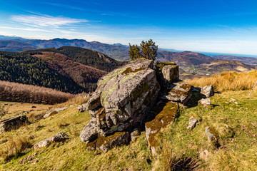 Fototapeta premium Paisajes del entorno de adarramendi, Pais Vasco, Urnieta Andoain