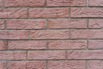 Texture. Red brick wall