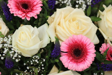 Flower arrangement for a wedding