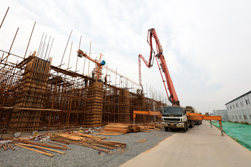 Infrastructure construction site