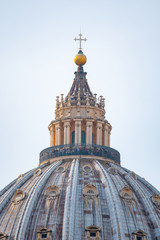 Domes Roof of Saint Peter's Basilica, Vatican, Rome