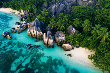 La Digue, seychelles - obrazy, fototapety, plakaty