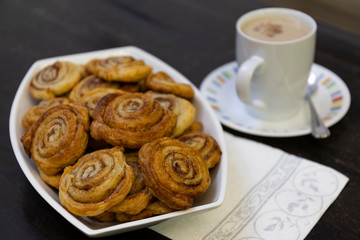 danish and coffee