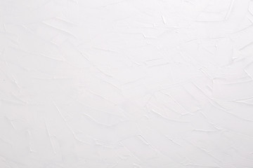 Abstract background texture of strokes of white art paint
